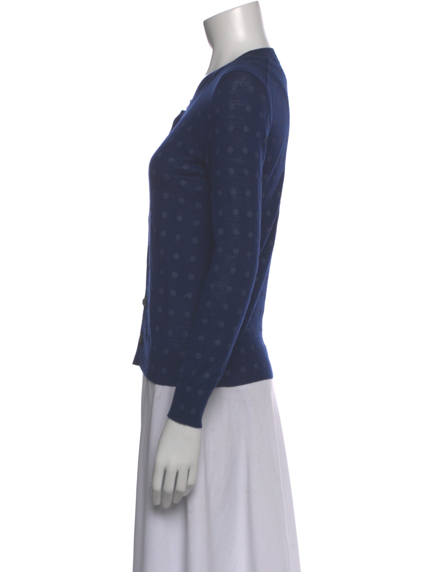 tricot COMME des GARÇONS Wool Polka Dot Print Sweater