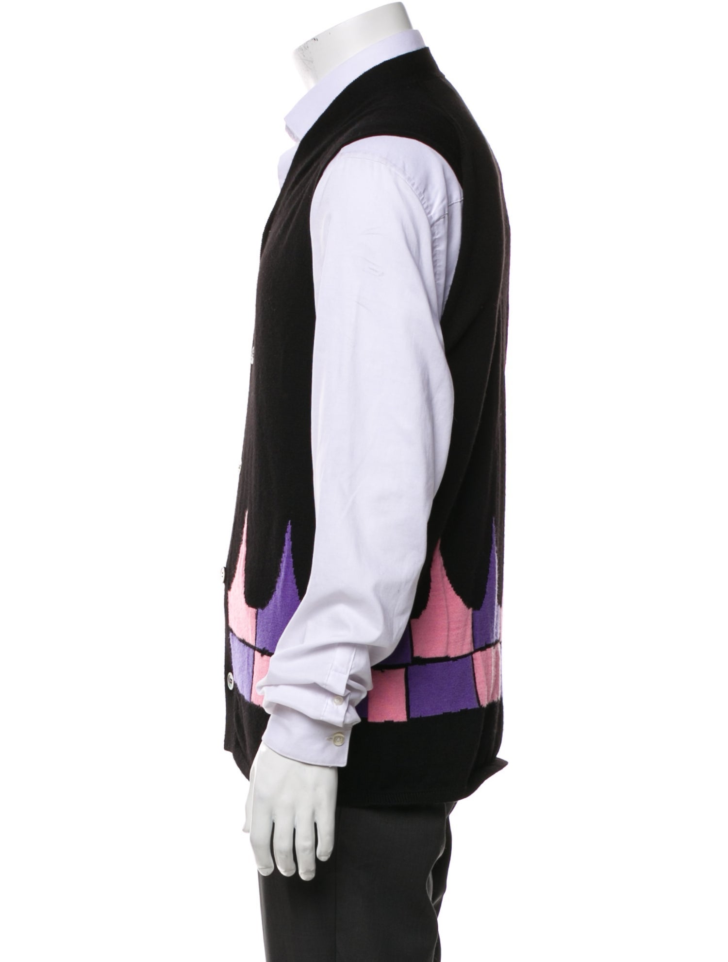 Comme des Garçons Homme Plus Wool V-Neck Cardigan