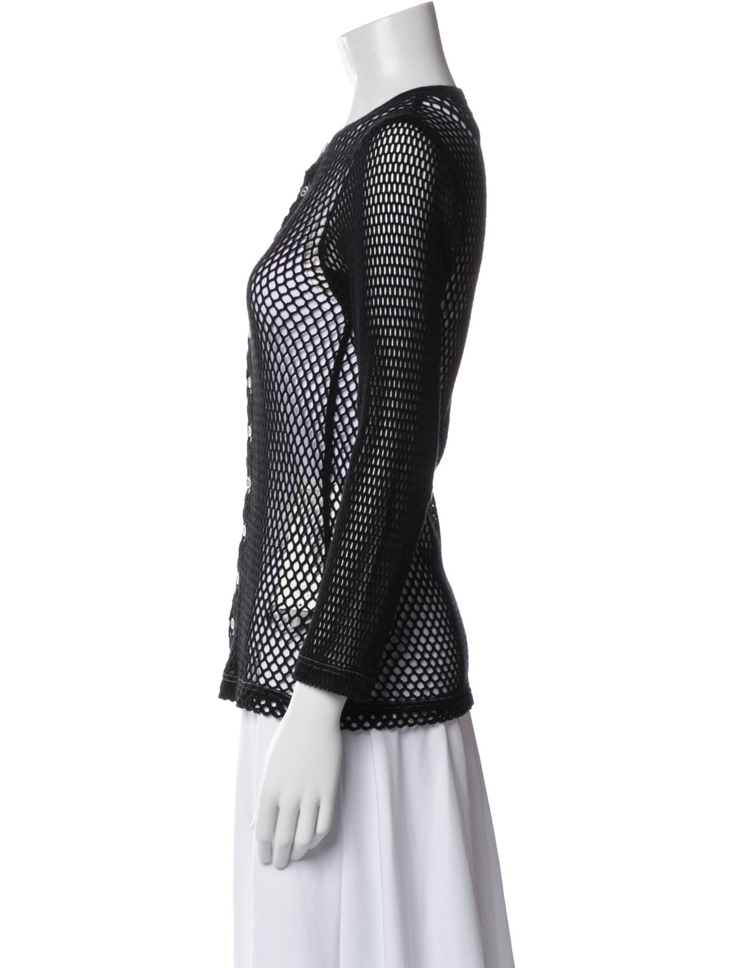 tricot COMME des GARÇONS Polka Dot Print Crew Neck Sweater