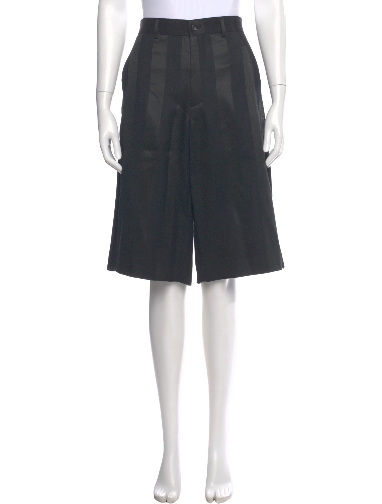 Comme des Garçons Wool Knee-Length Shorts
