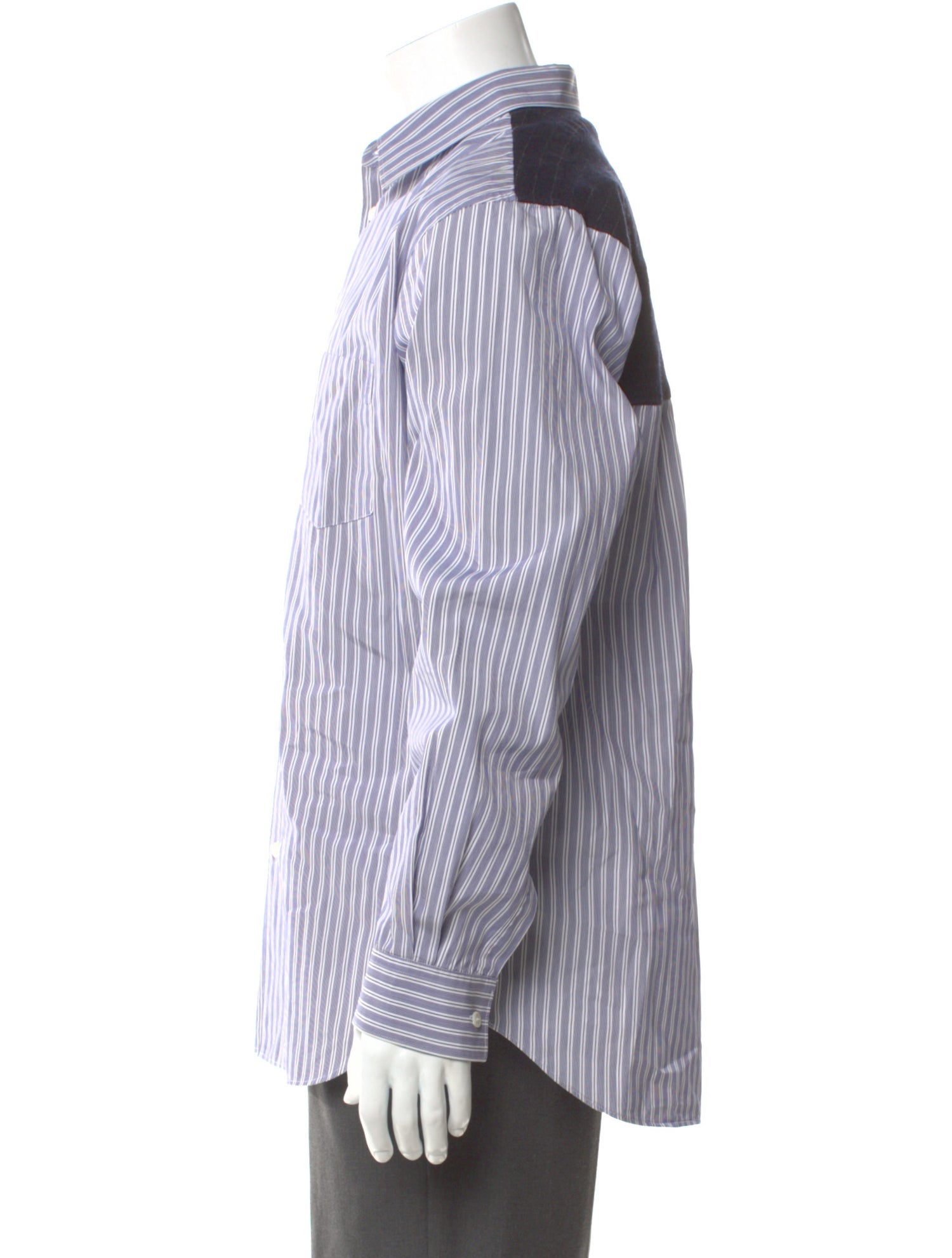 Comme des Garçons SHIRT Striped Long Sleeve Shirt