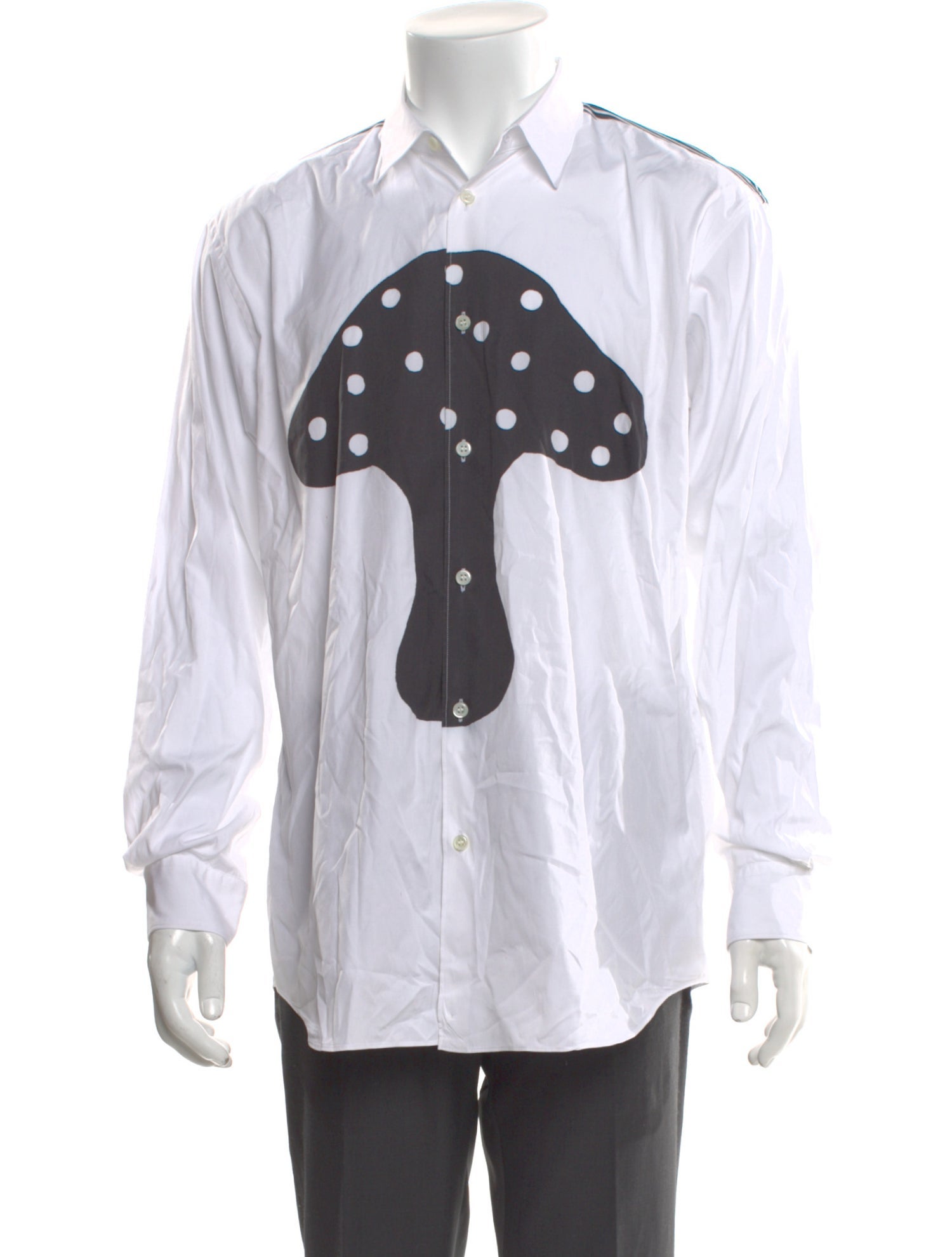 Comme des Garçons SHIRT Graphic Print Long Sleeve Shirt