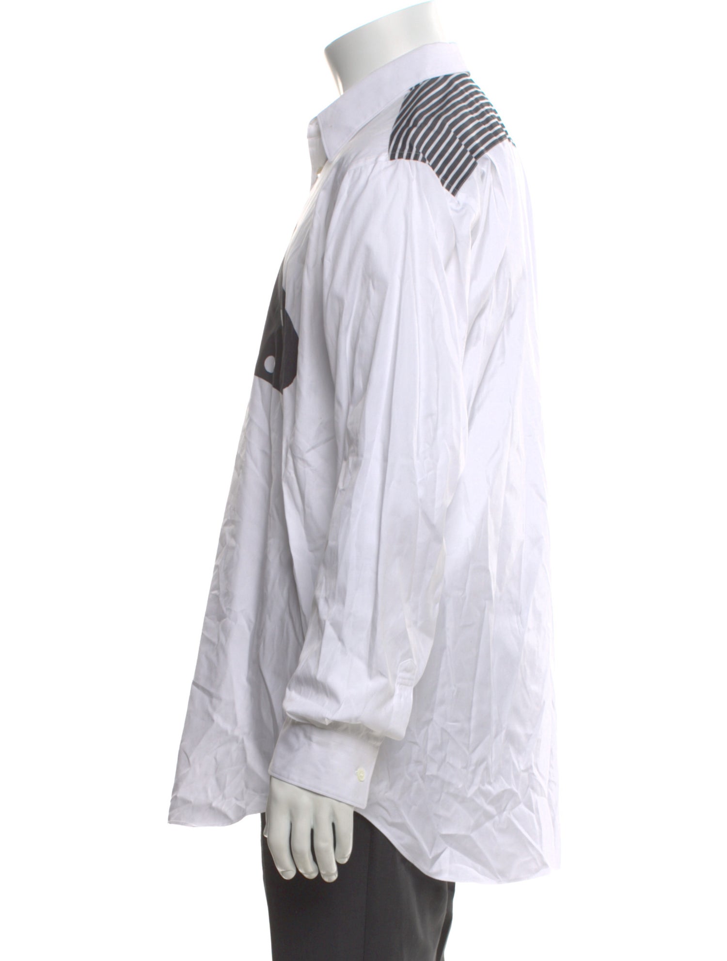 Comme des Garçons SHIRT Graphic Print Long Sleeve Shirt