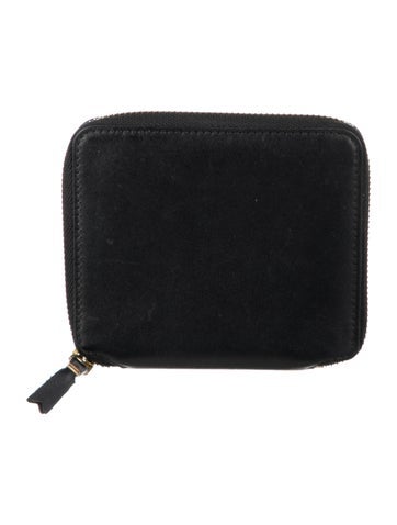 Pre-owned Comme Des Garçons Leather Wallet In Black