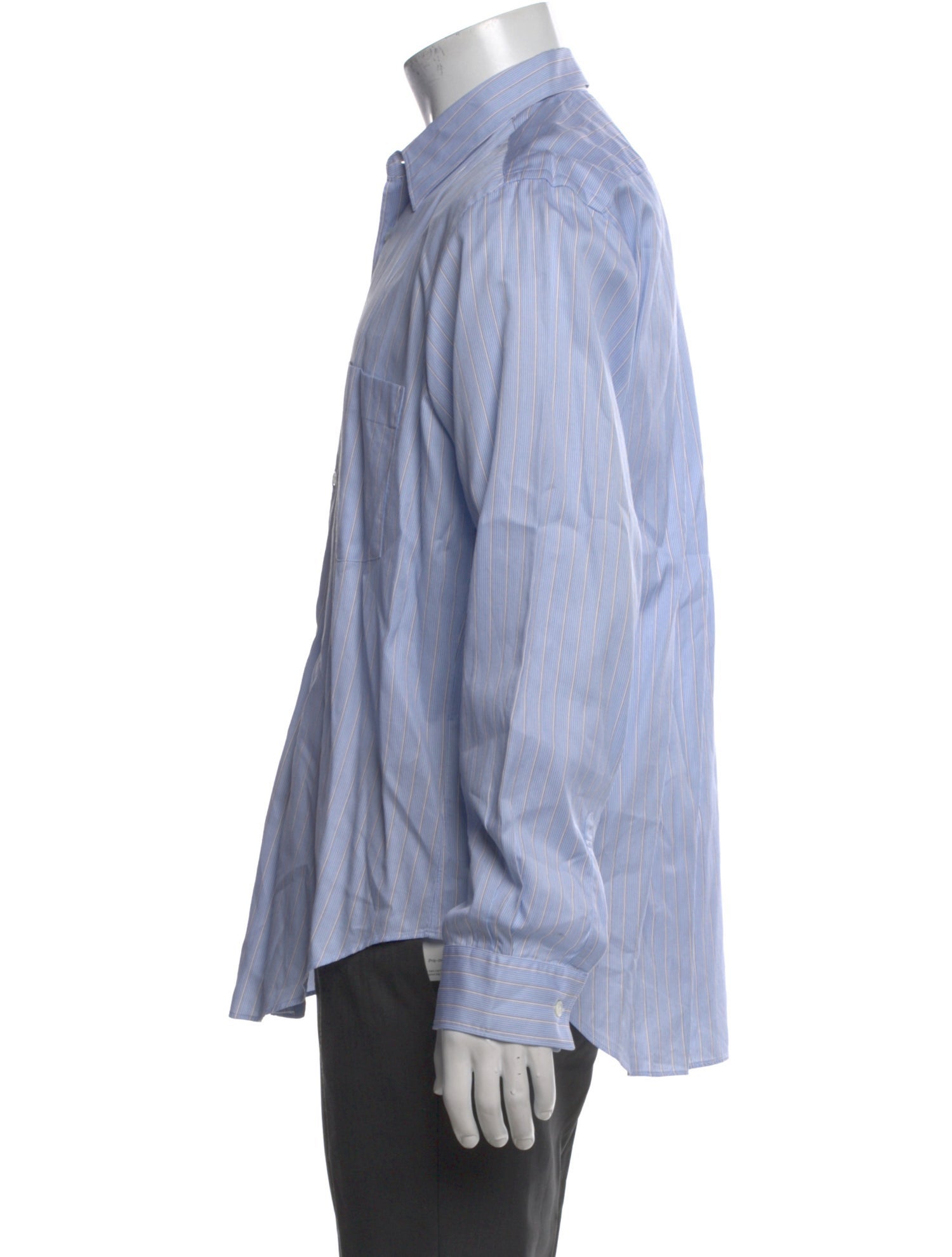 Comme des Garçons SHIRT Striped Long Sleeve Dress Shirt