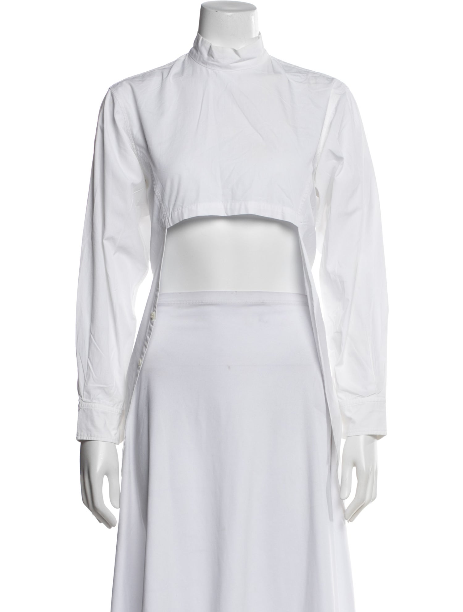 tricot COMME des GARÇONS Vintage Mock Neck Top