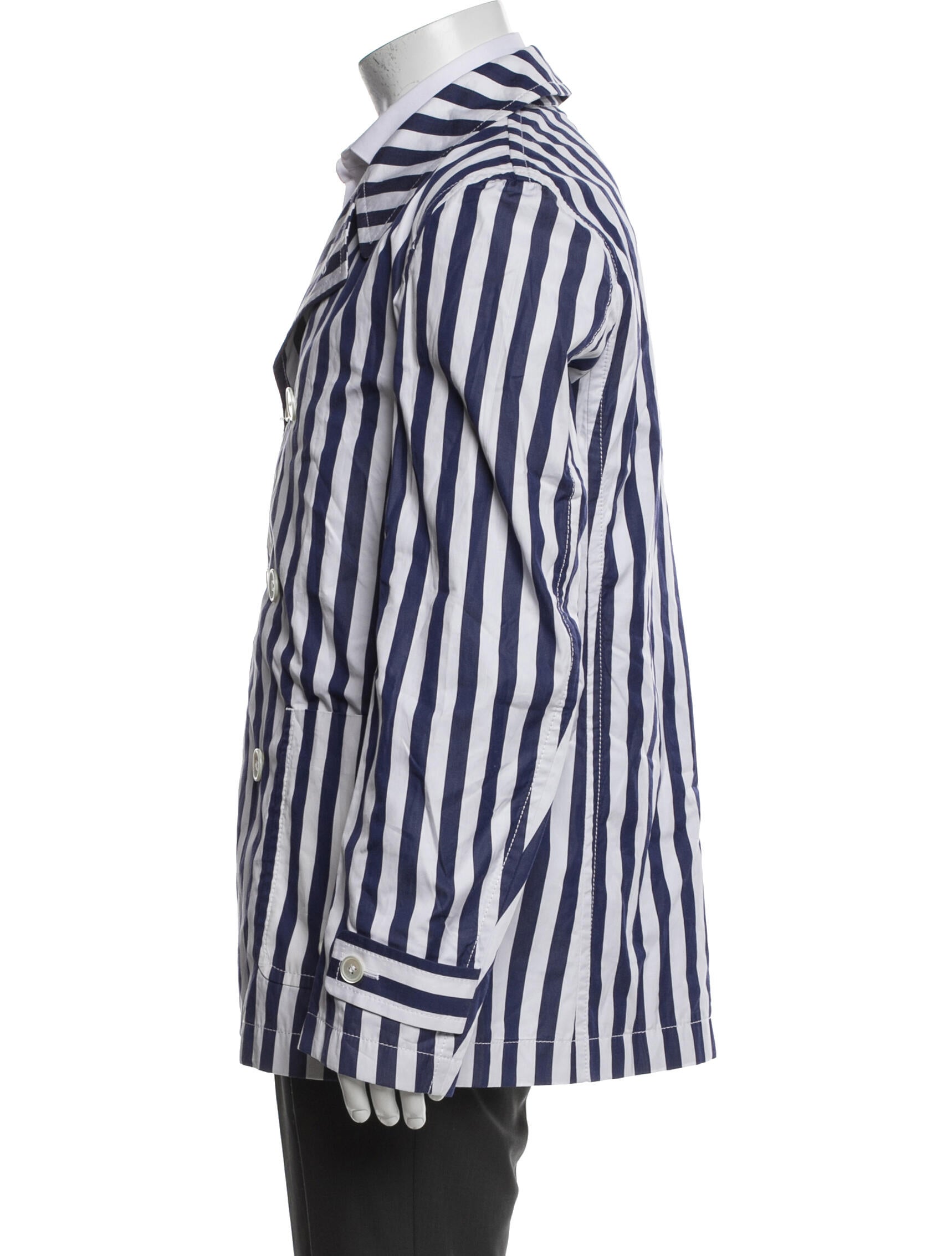 Comme des Garçons SHIRT Striped Parka