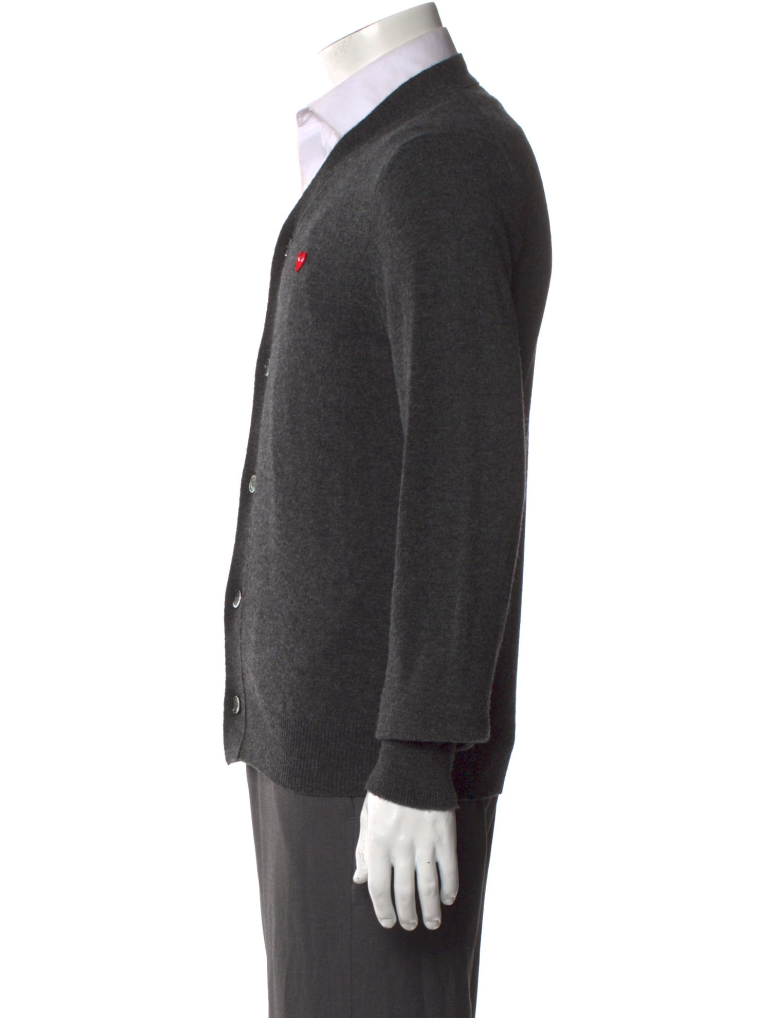 Comme des Garçons Play Wool V-Neck Cardigan