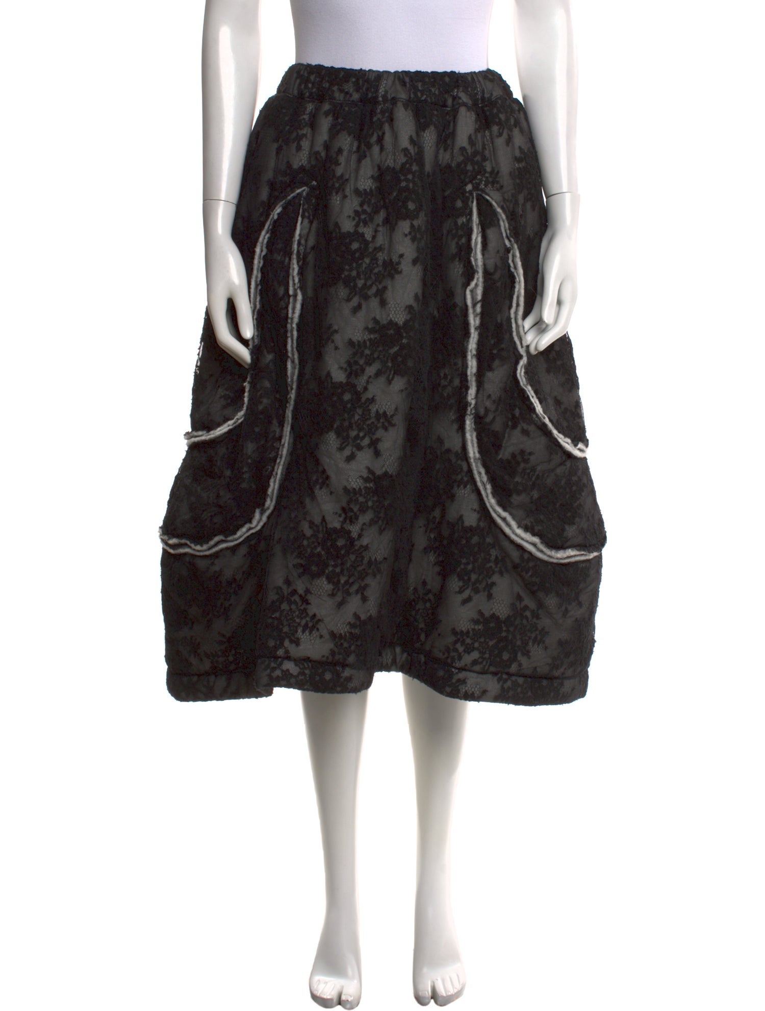 Comme des Garçons Wool Midi Length Skirt w/ Tags