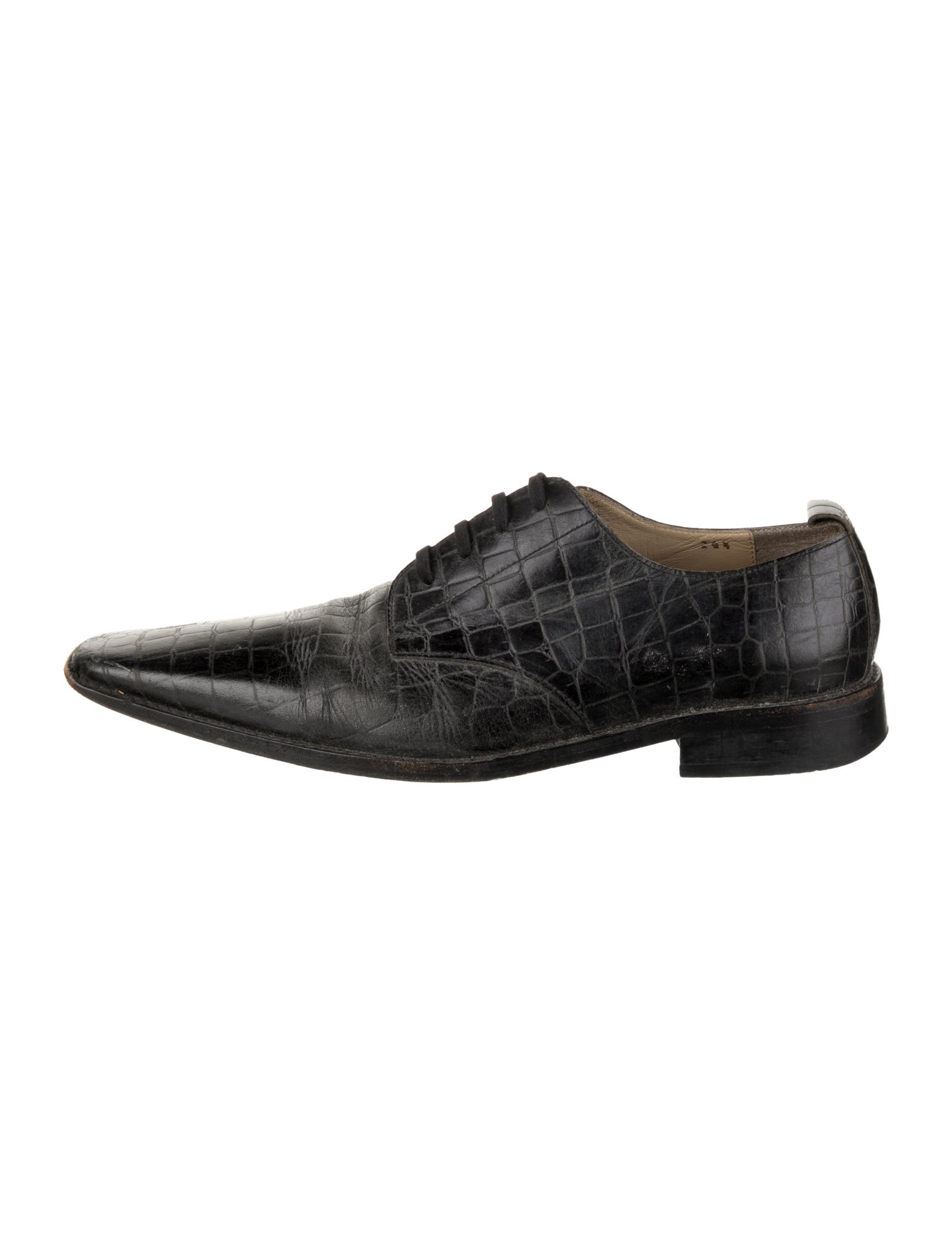 Comme des Garçons Kipskin Embossed Leather Derby Shoes