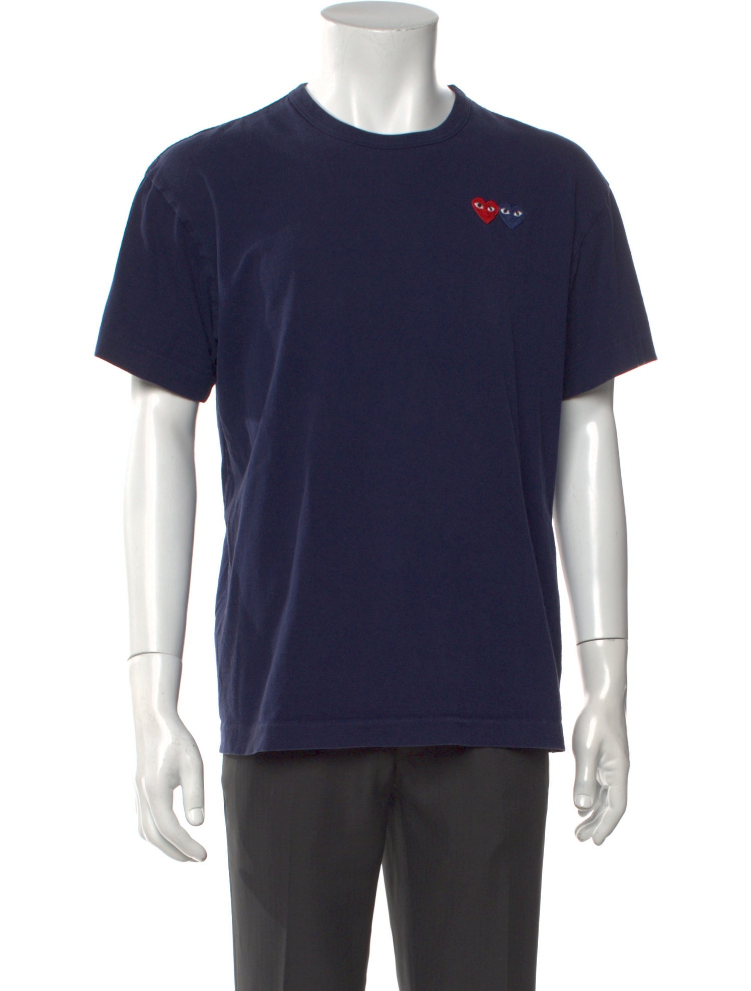 Comme des Garçons Play Signature Logo Graphic Print T-Shirt