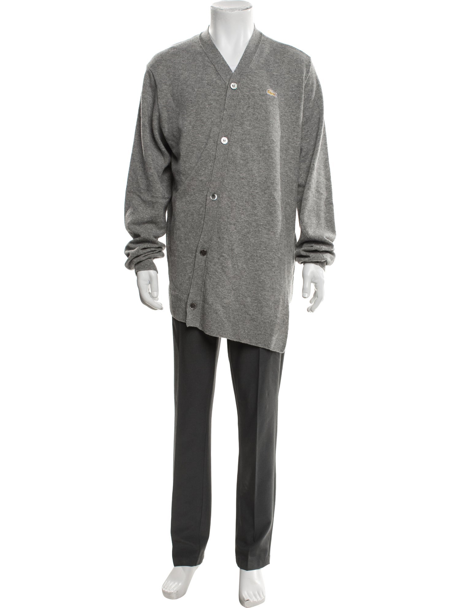 Comme des Garçons Wool V-Neck Cardigan