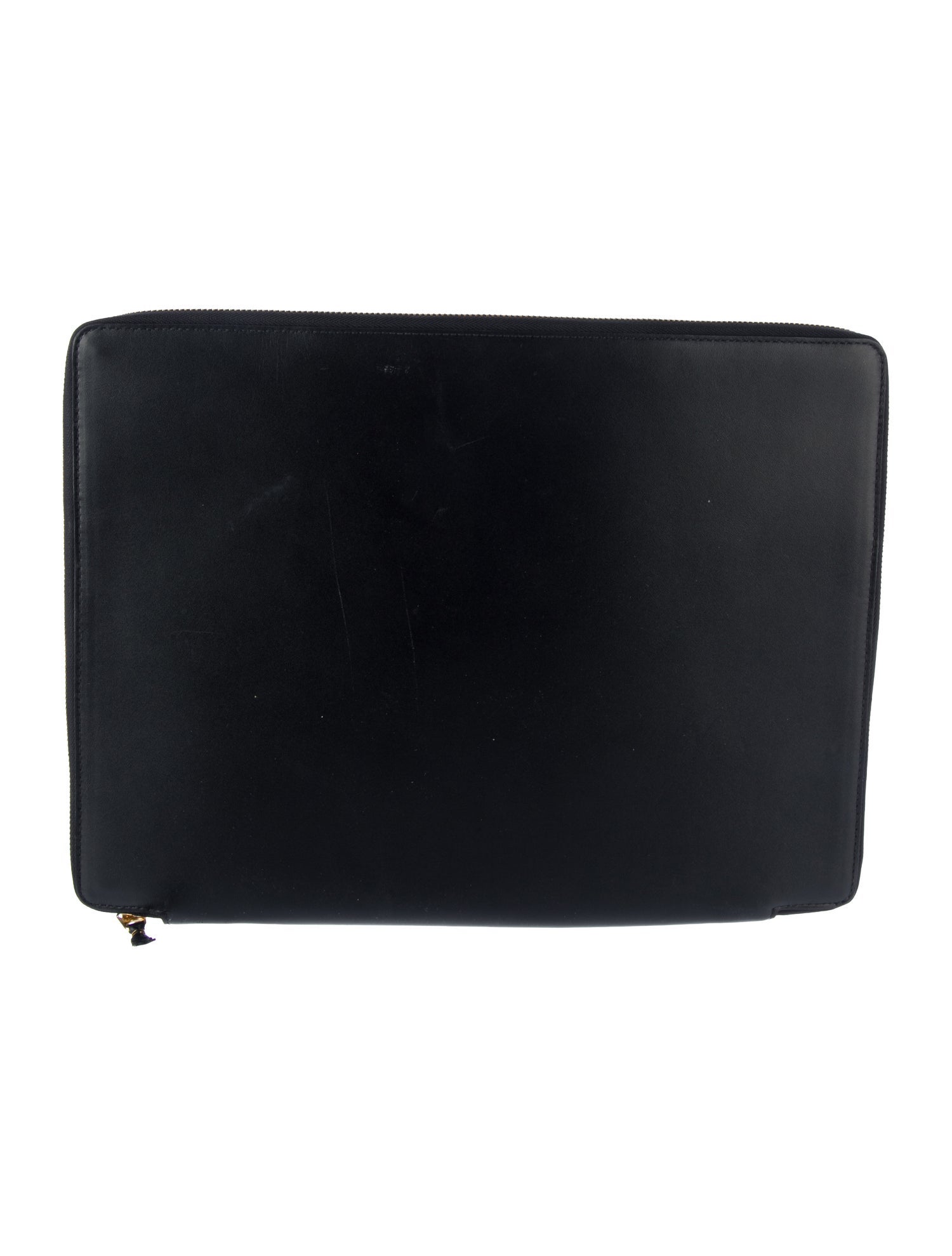 Comme des Garçons Large Calf Leather Zipped Portfolio