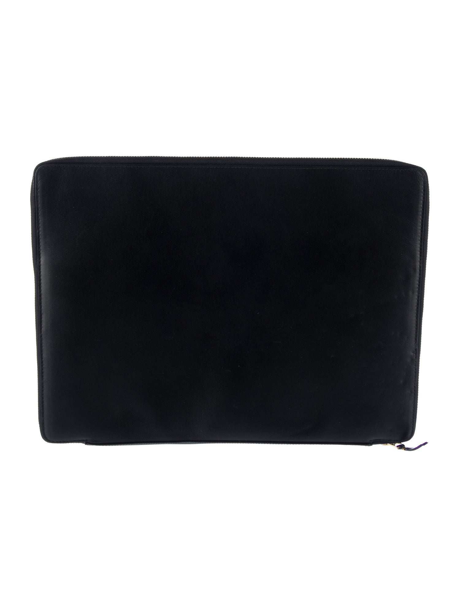 Comme des Garçons Large Calf Leather Zipped Portfolio