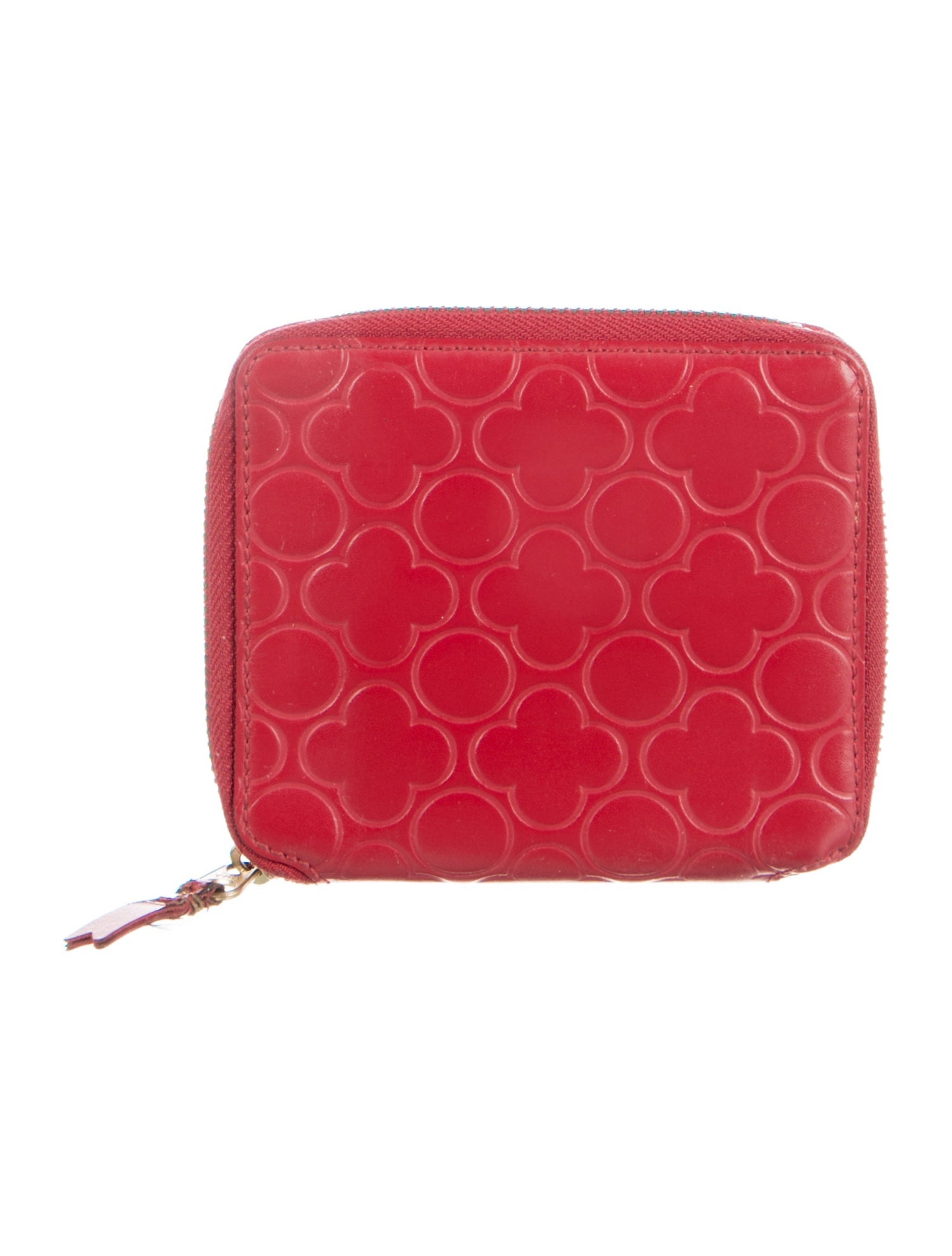 Comme des Garçons Leather Printed Wallet