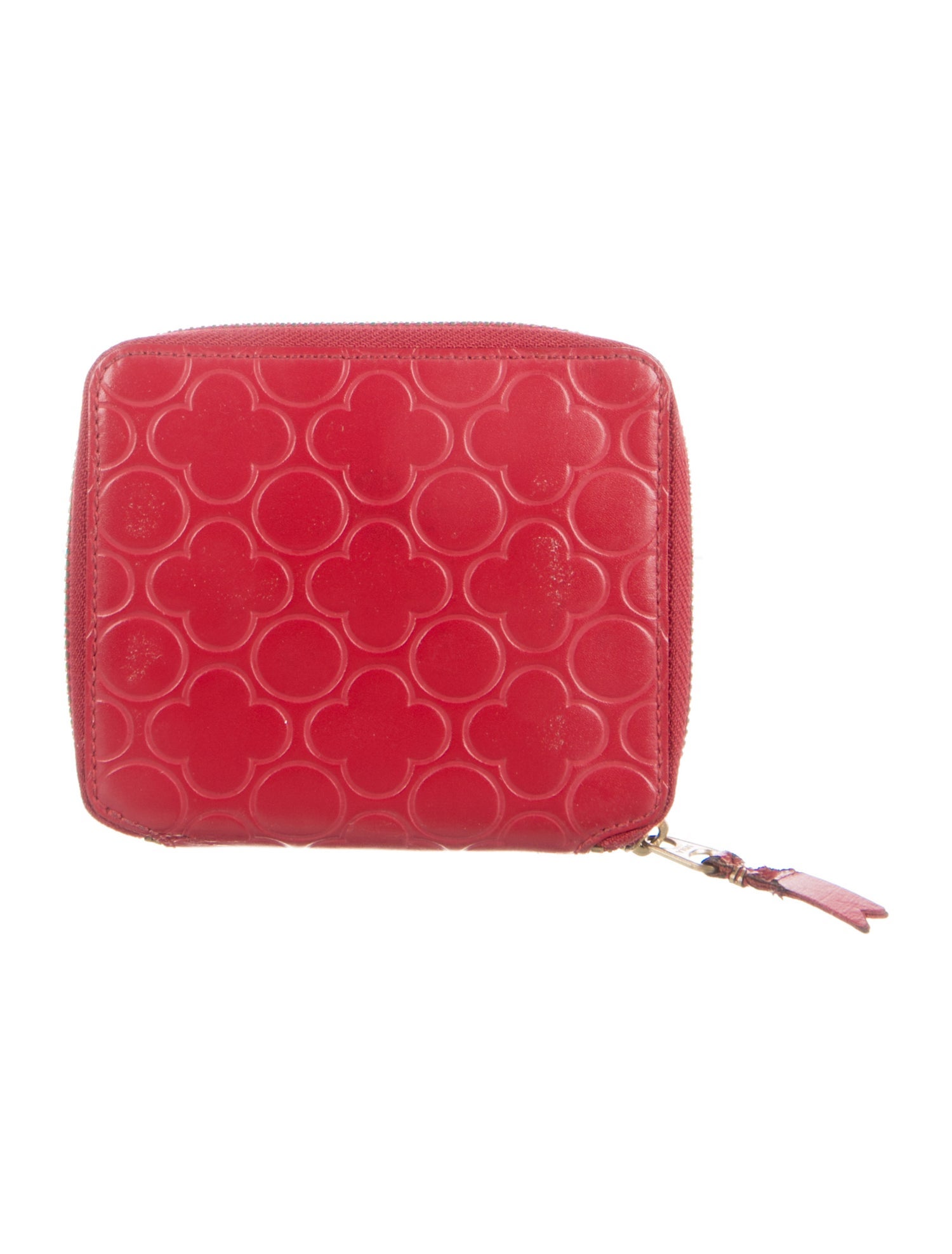 Comme des Garçons Leather Printed Wallet