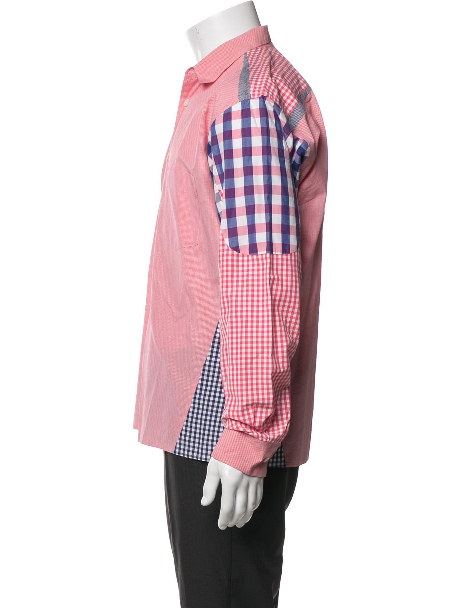 Comme des Garçons SHIRT Plaid Print Long Sleeve Shirt
