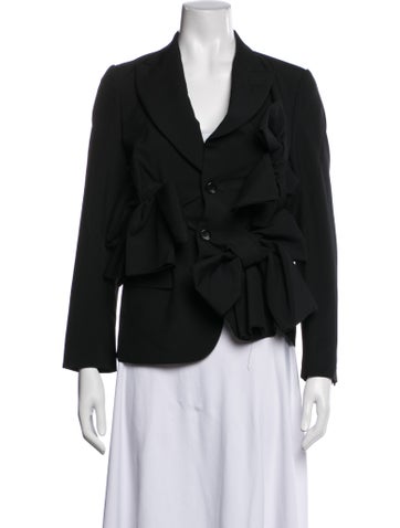 Pre-owned Comme Des Garçons 2013 Wool Blazer In Black