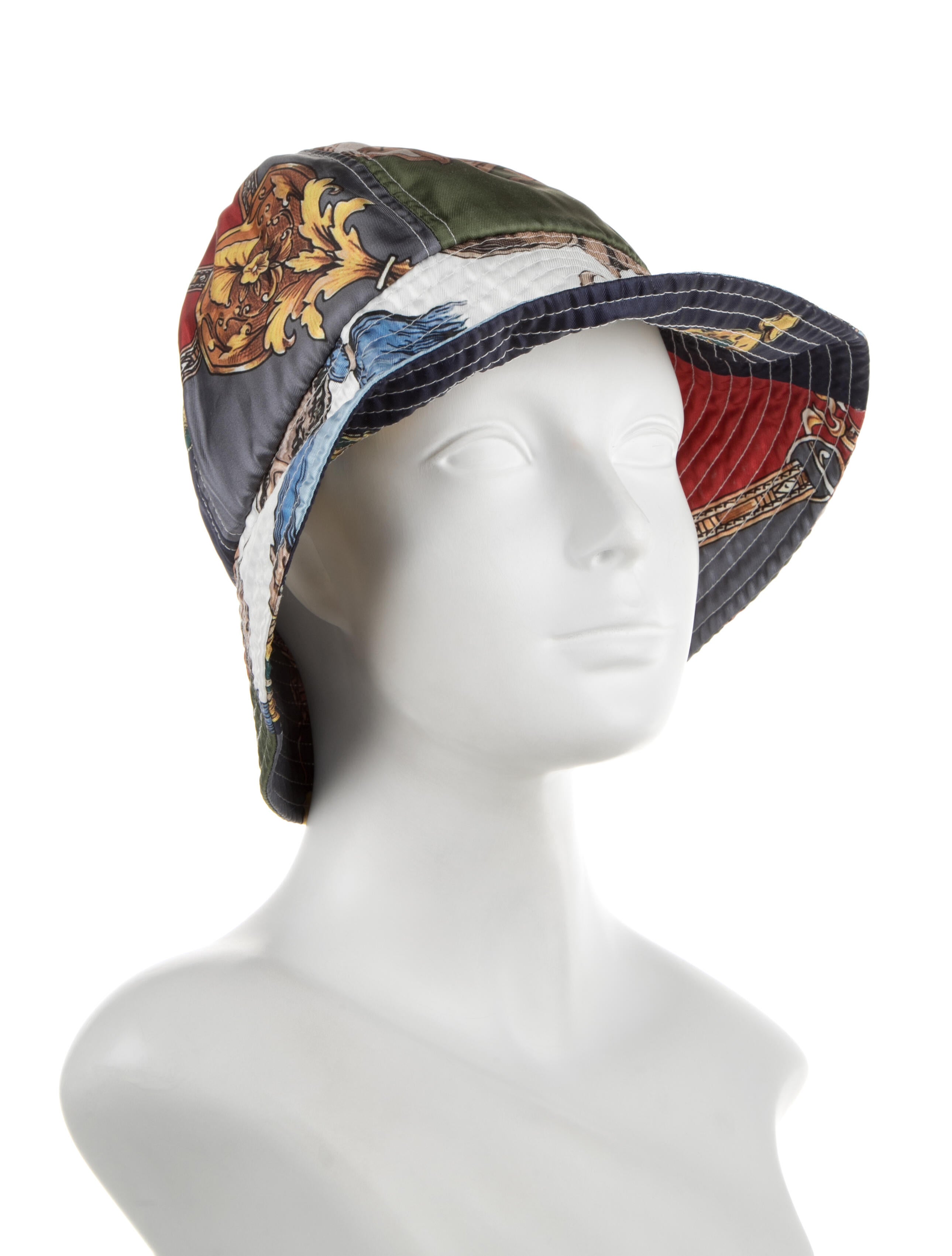 Junya Watanabe Comme des Garçons Houndstooth Bucket Hat - Brown