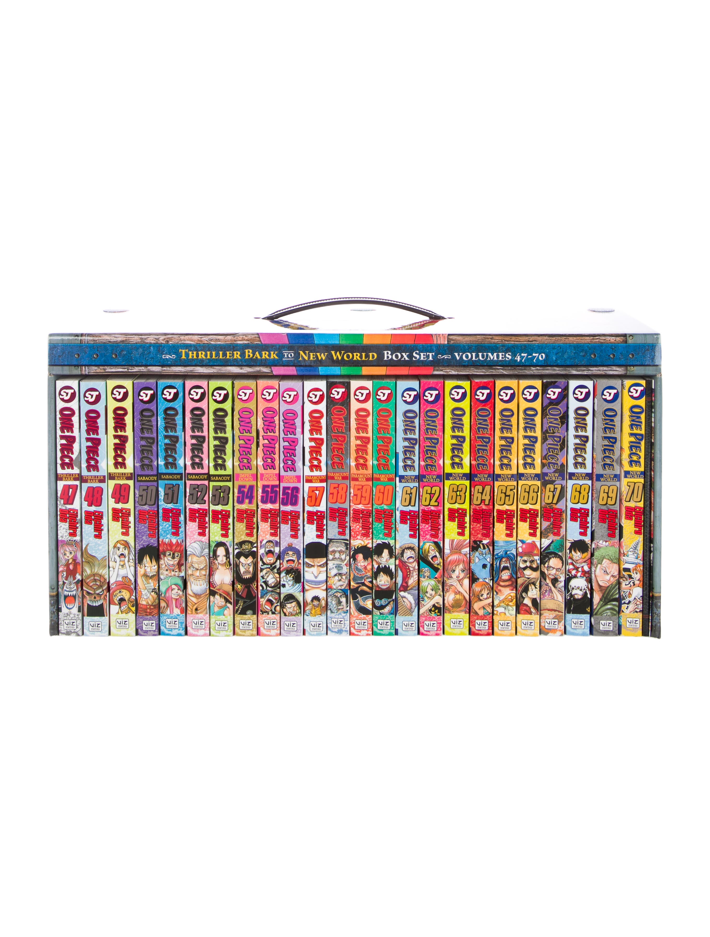 Comic Book One Piece Box Set Thriller Bark to New World Box Set Volumes
