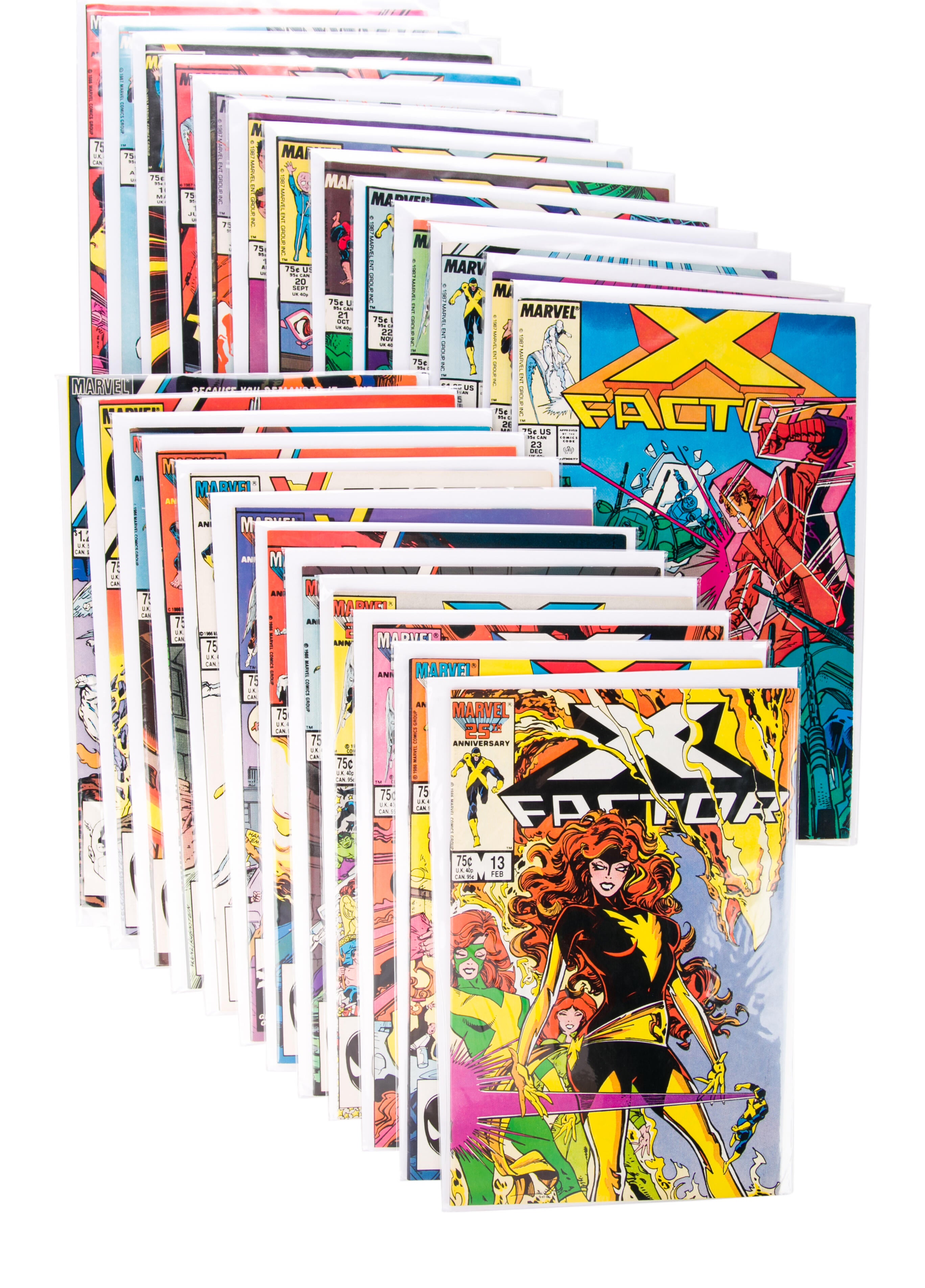 Comic Book 25Piece XFactor Copper Age 15, 726 Comic Book Bundle