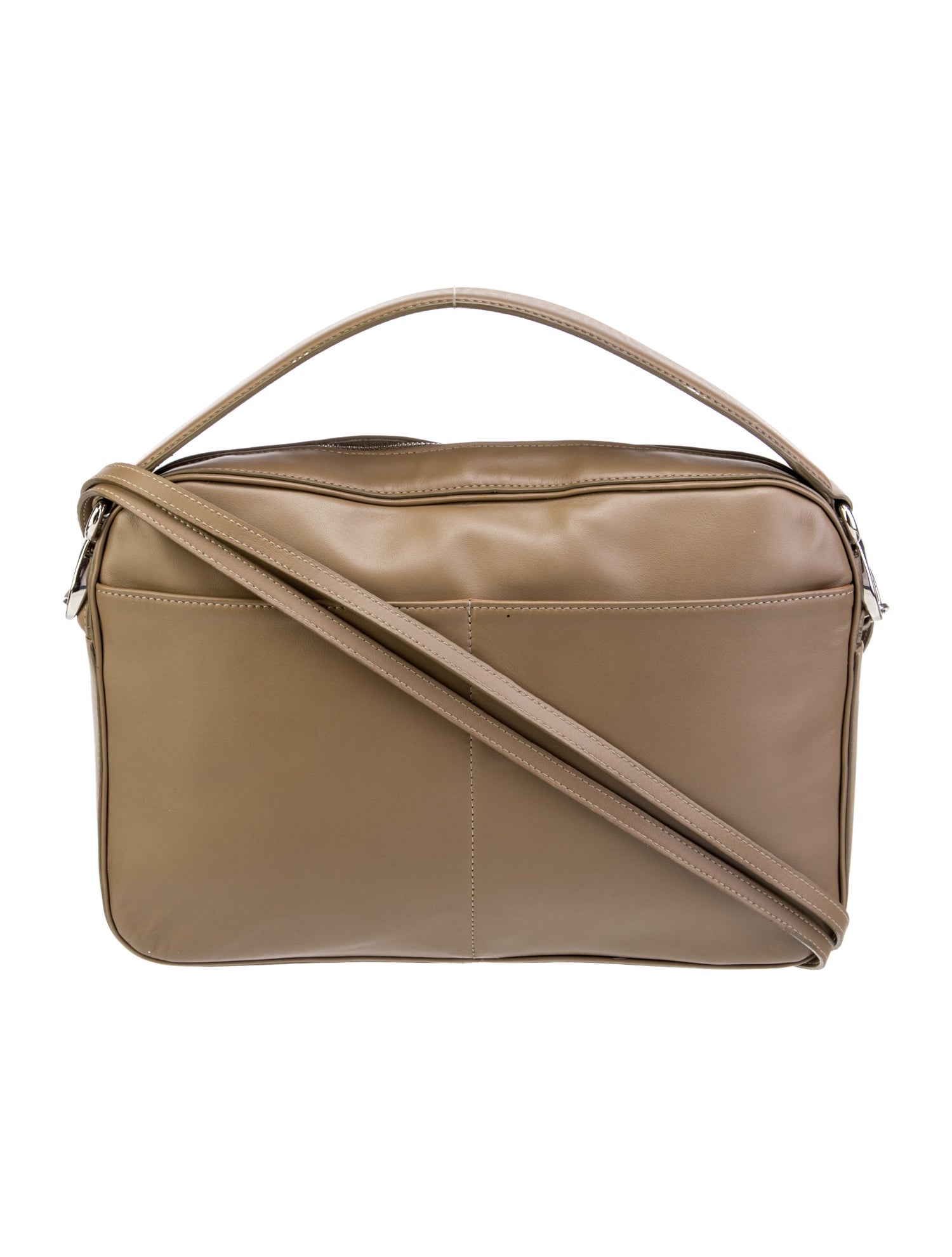 Gucci Vintage Leather Shoulder Bag Brown Shoulder Bags, Handbags