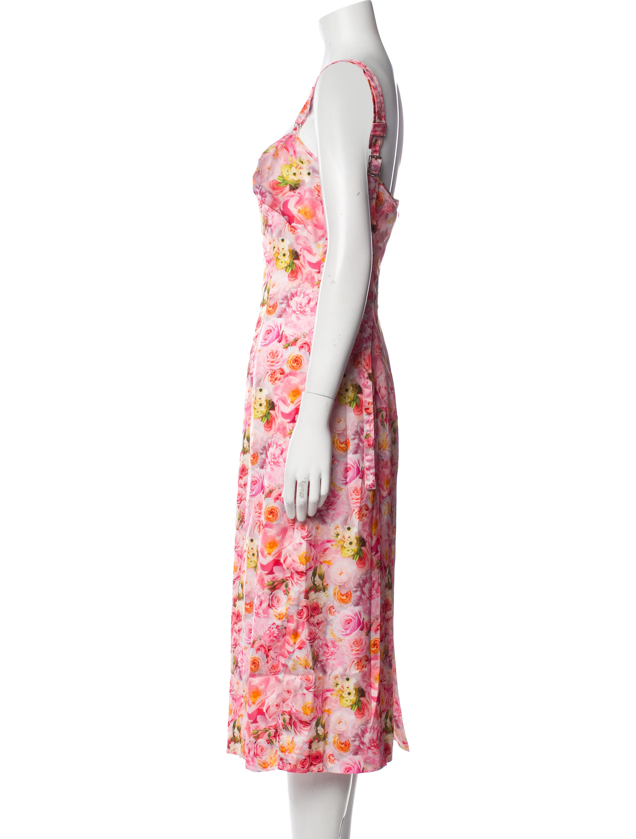 Commission Floral Print Long Dress w/ Tags