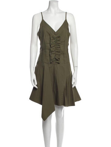 Commission Dresses V-Neck Mini Dress M