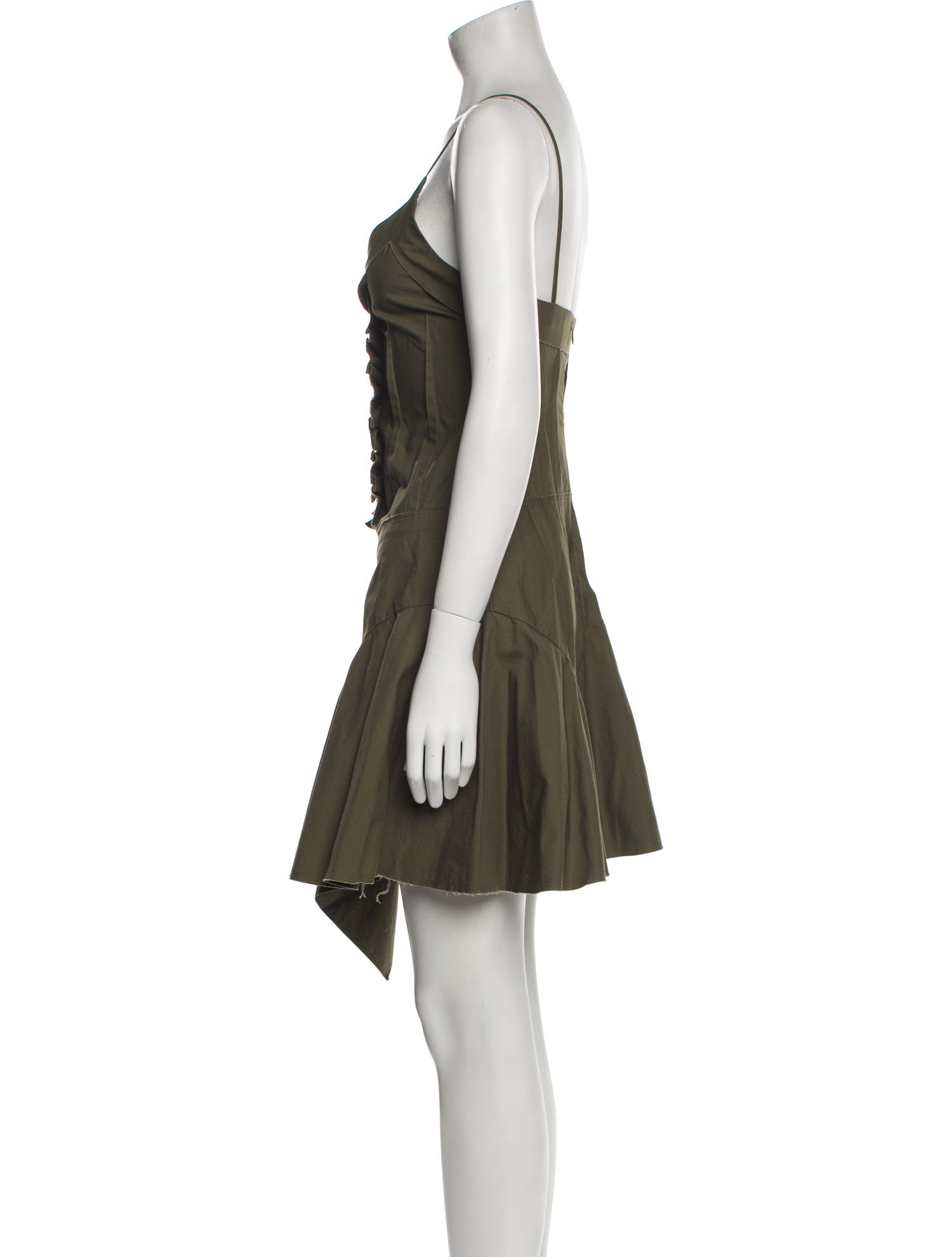 Commission V-Neck Mini Dress