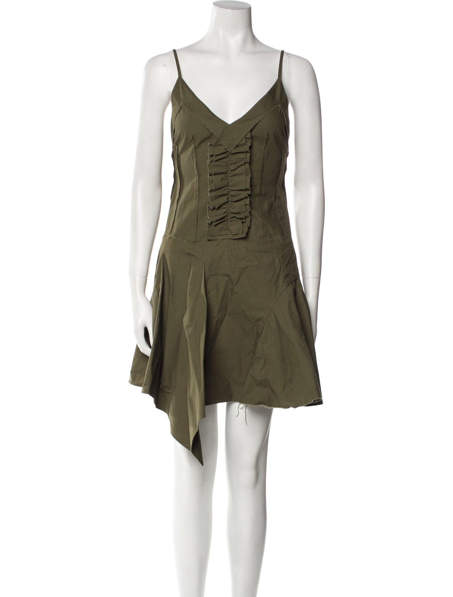 Commission V-Neck Mini Dress