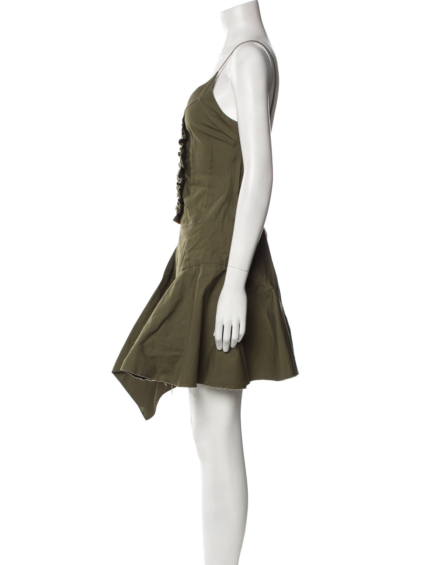 Commission V-Neck Mini Dress