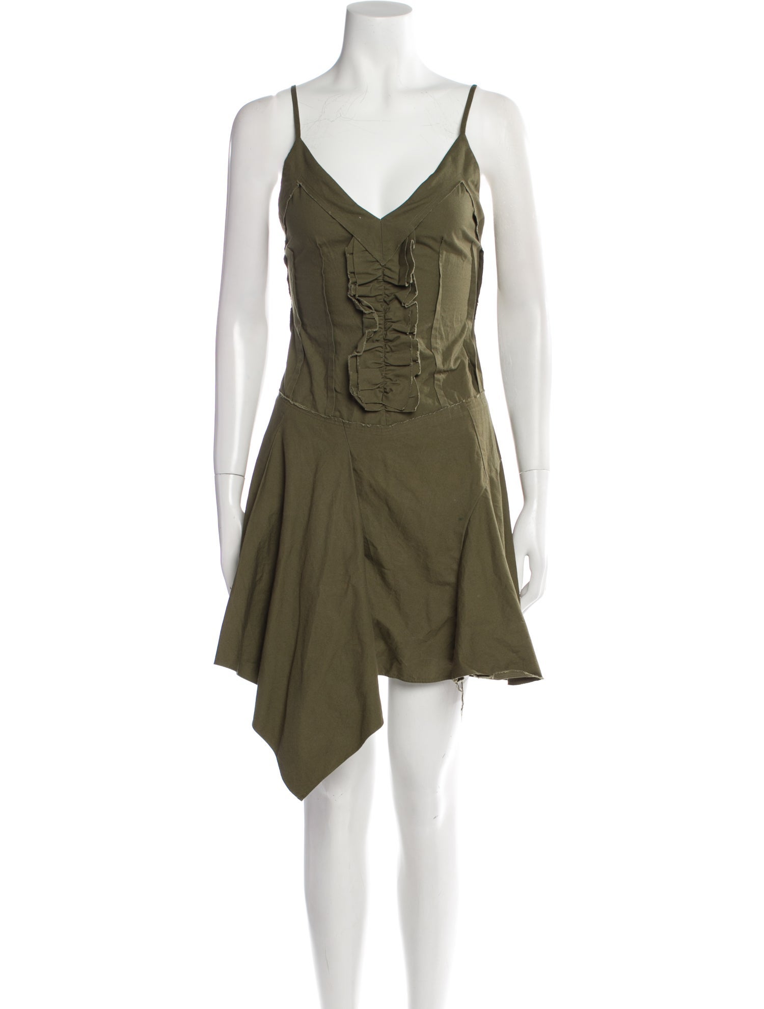 Commission V-Neck Mini Dress