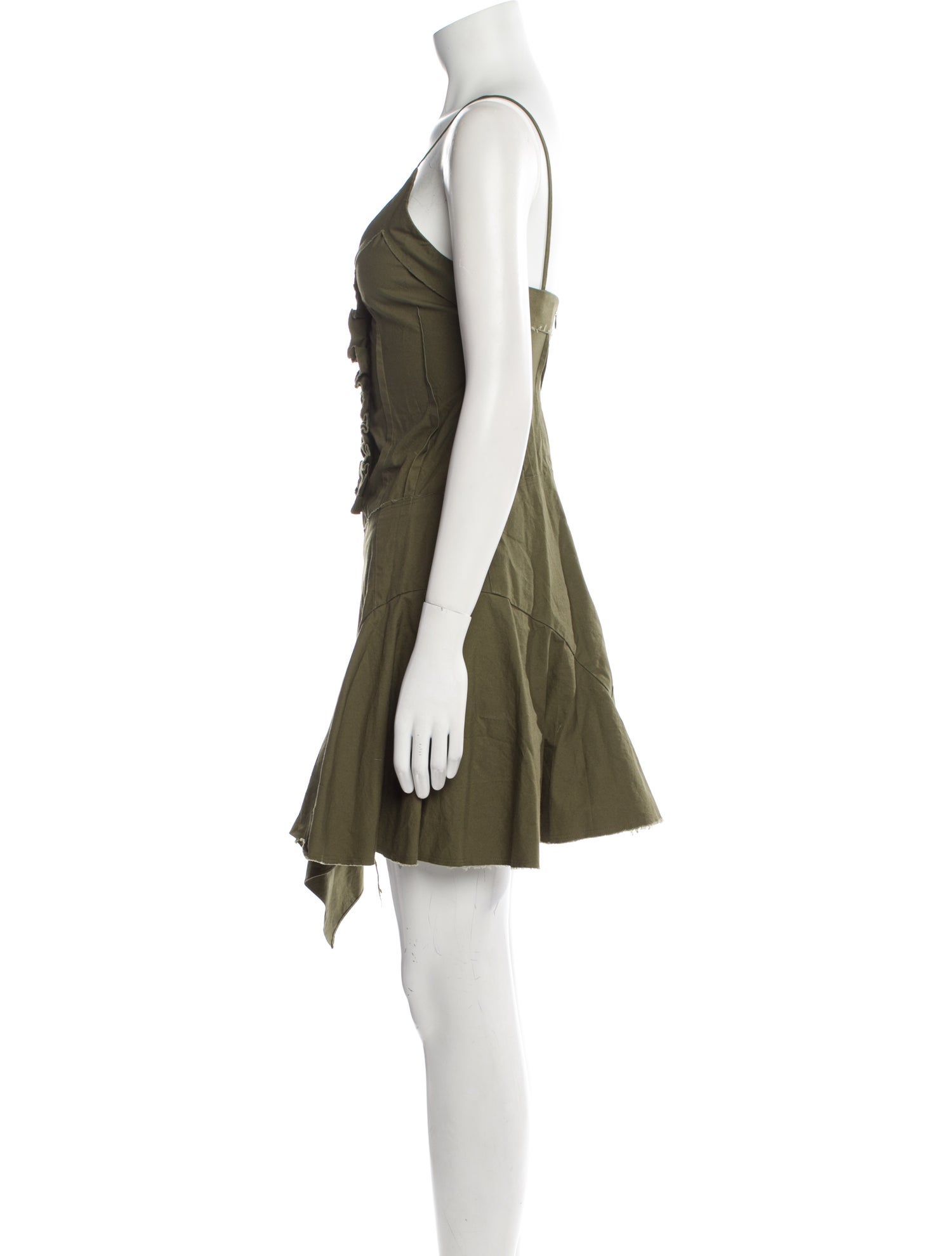 Commission V-Neck Mini Dress