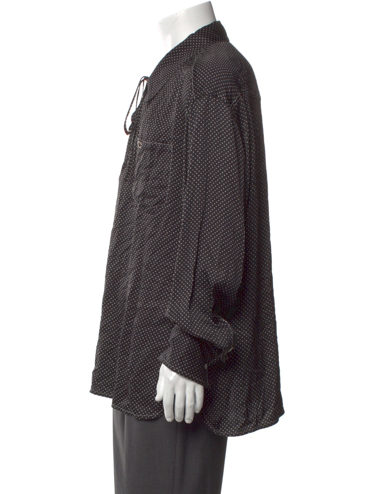 Commission Polka Dot Print Long Sleeve Shirt