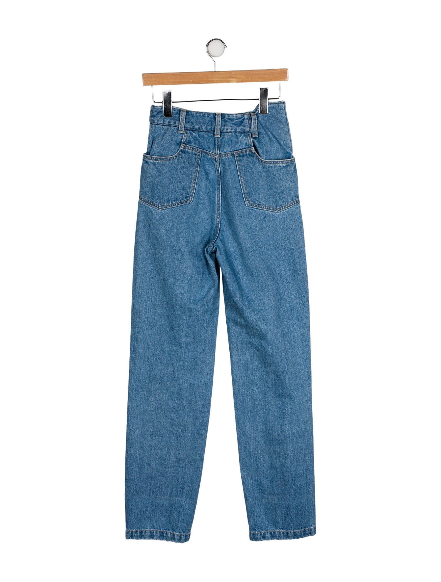 Commission High-Rise Straight Leg Jeans