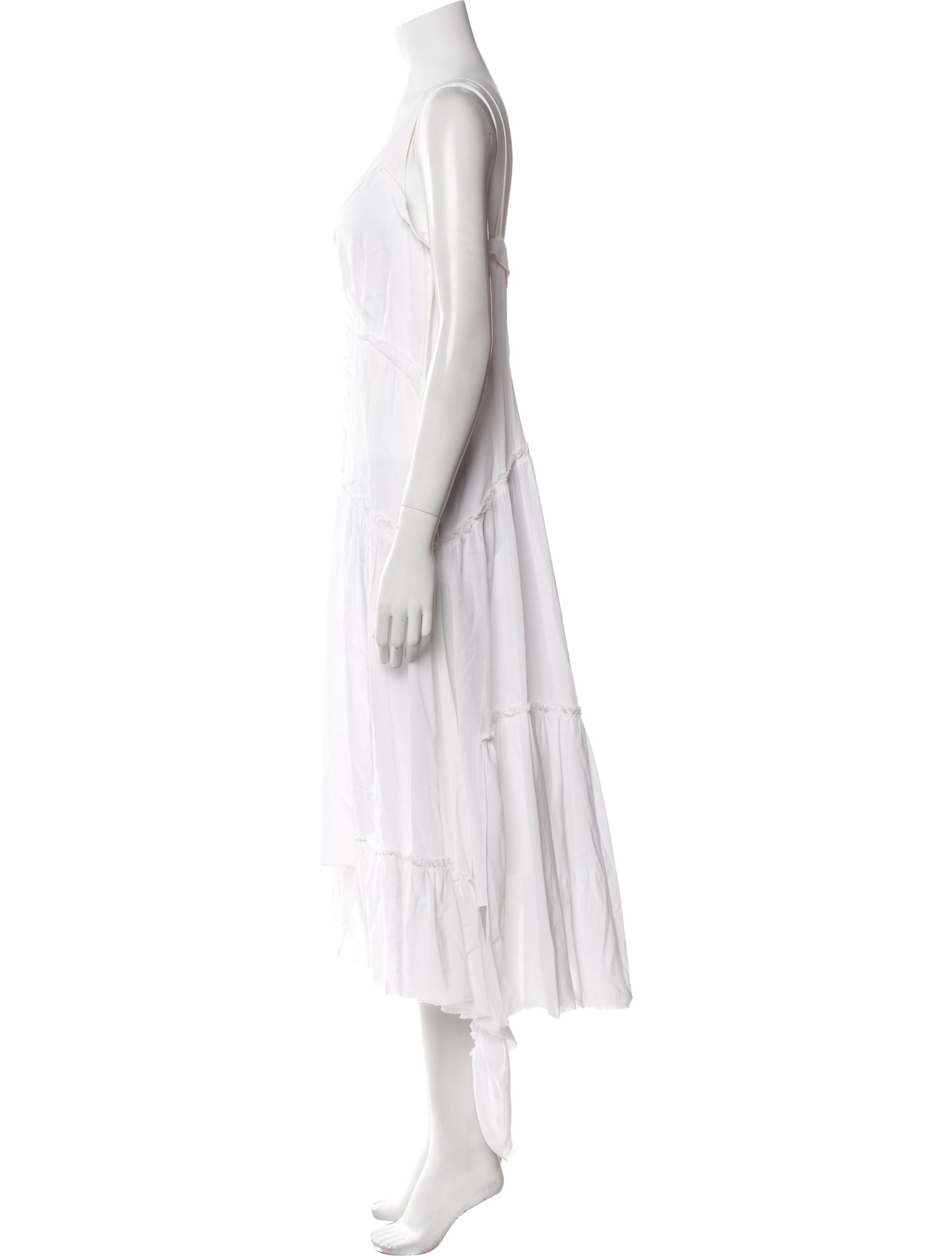 Commission V-Neck Long Dress