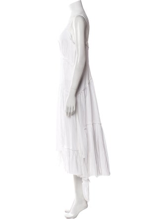 Commission V-Neck Long Dress