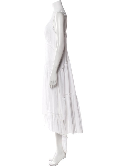 Commission V-Neck Long Dress