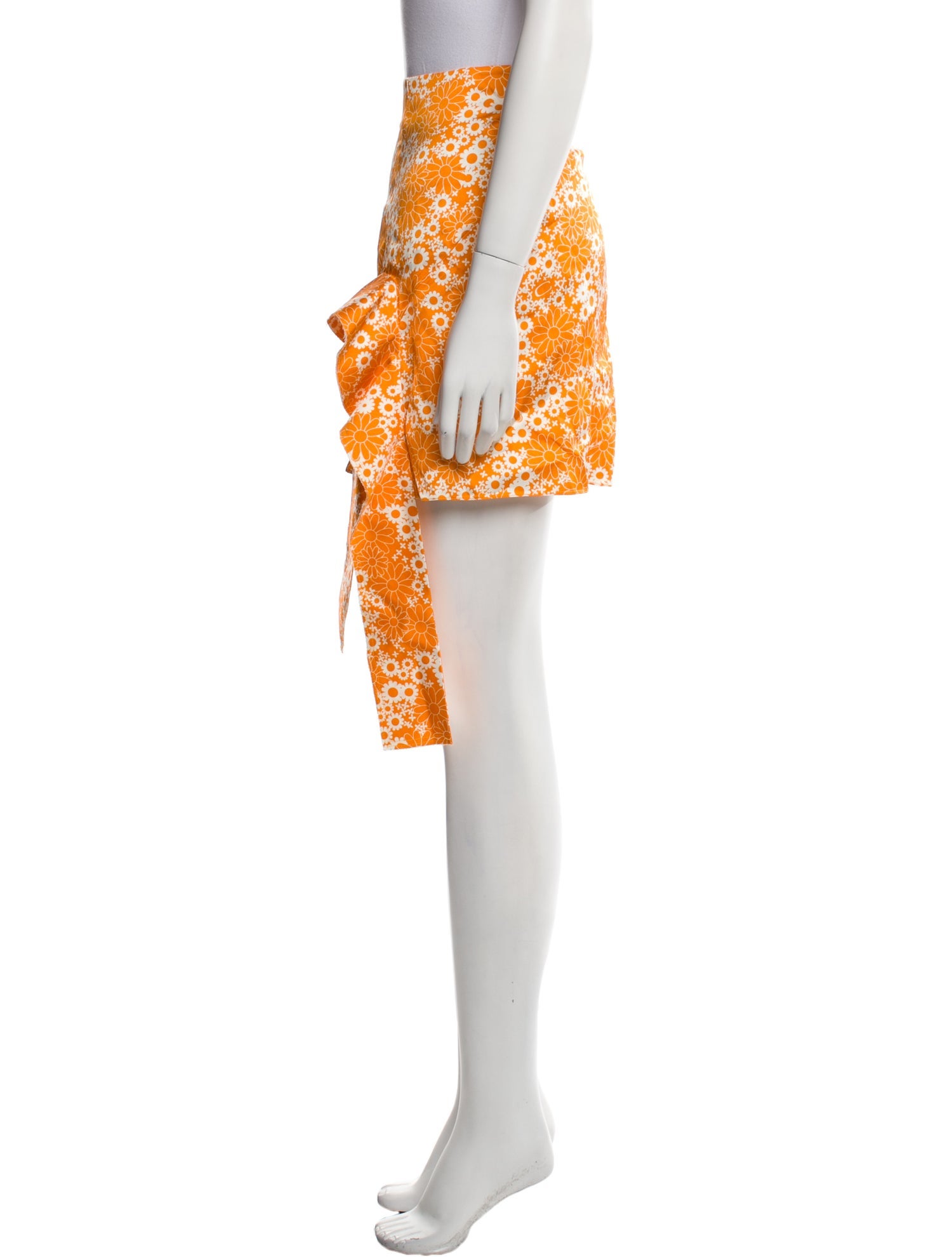 Commission Floral Print Mini Skirt w/ Tags