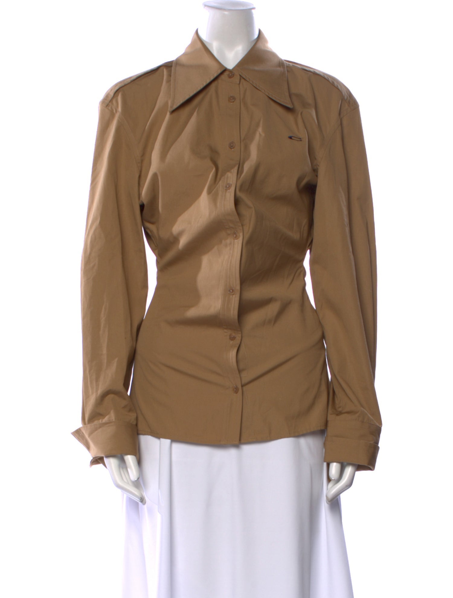 Commission Long Sleeve Button-Up Top