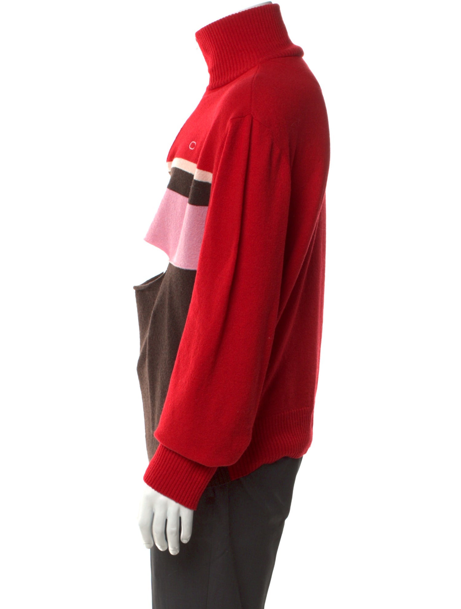 Commission Wool Striped Cardigan