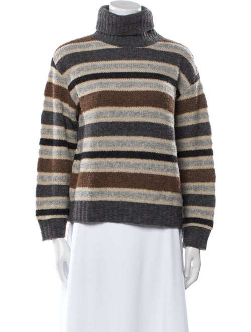 Complice Striped Turtleneck Sweater