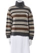 Complice Striped Turtleneck Sweater