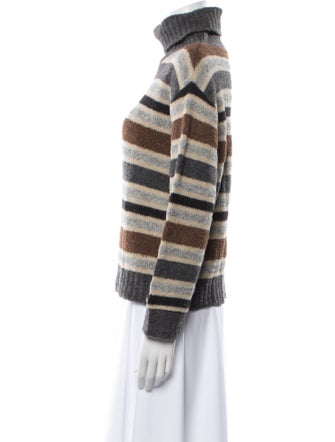 Complice Striped Turtleneck Sweater