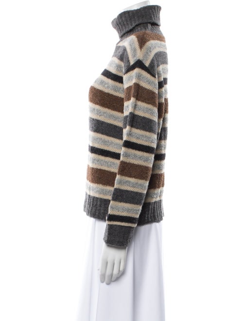 Complice Striped Turtleneck Sweater