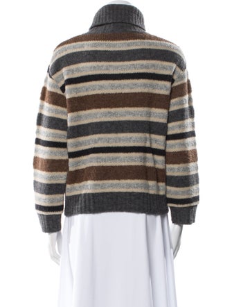 Complice Striped Turtleneck Sweater