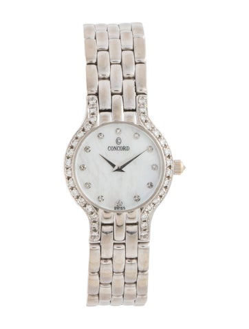 Pre-owned Concord Les Palais Watch, 21mm In Multicolor