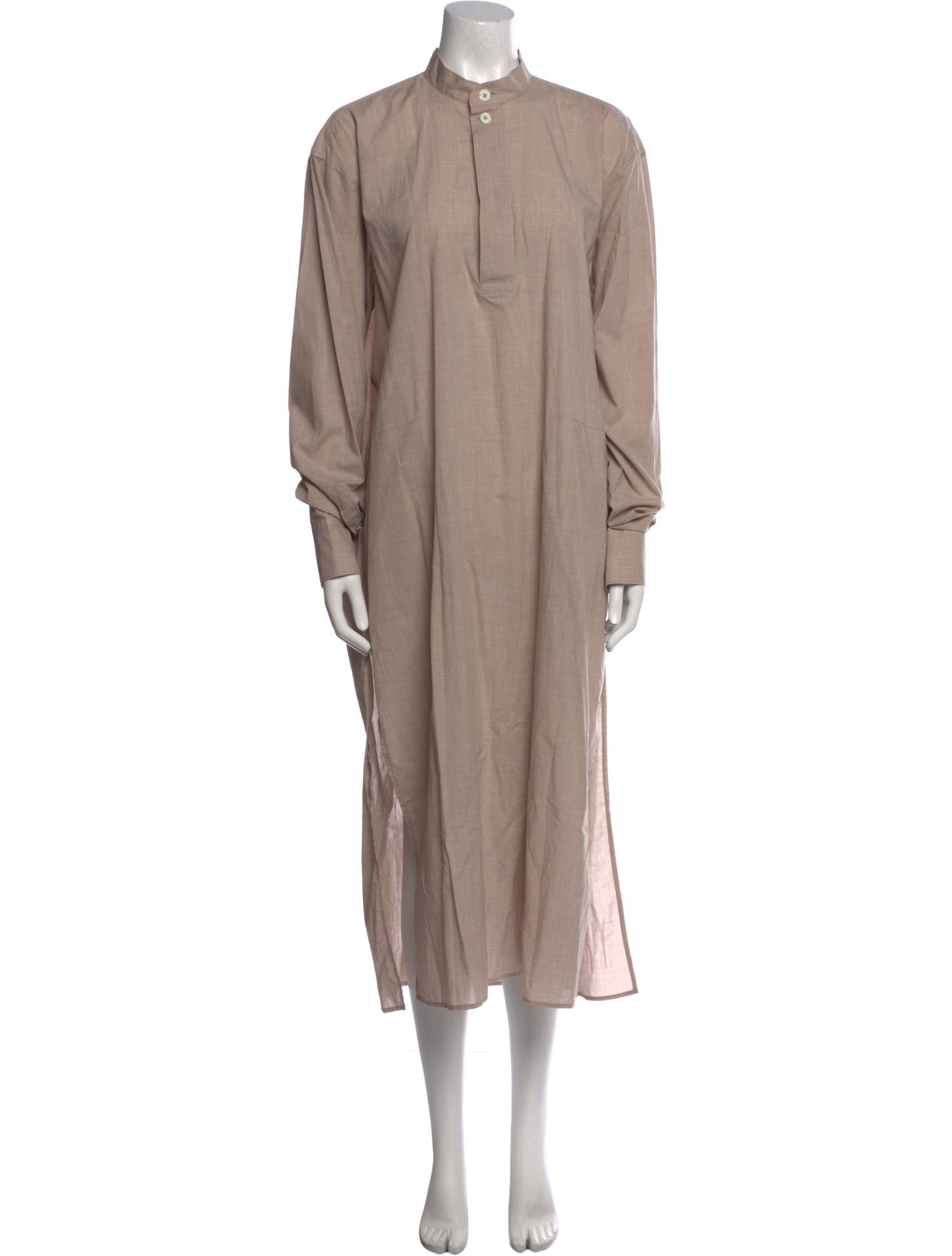 Connolly Mock Neck Long Dress