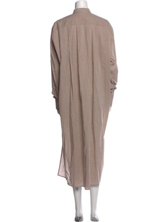 Connolly Mock Neck Long Dress
