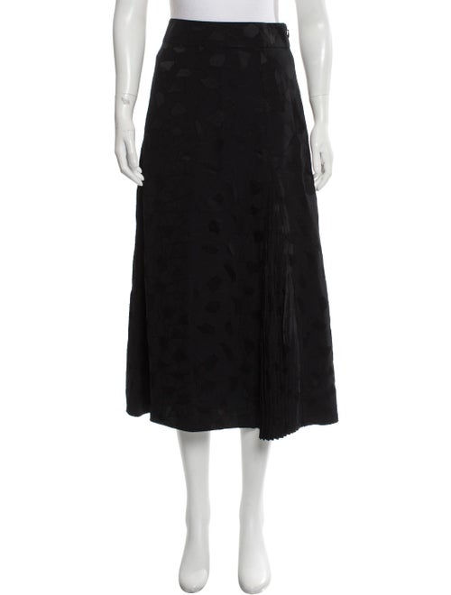 Co. A-line Midi Skirt Black